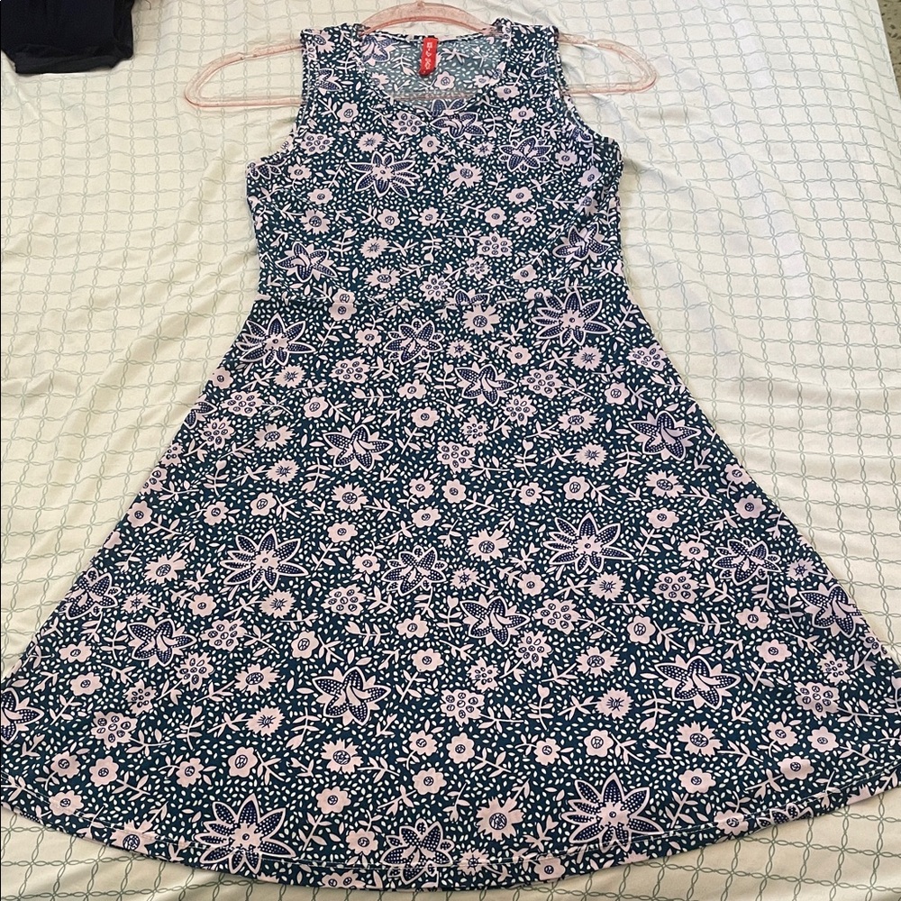 Emily Stacy Floral Sleeveless Dress ( S )